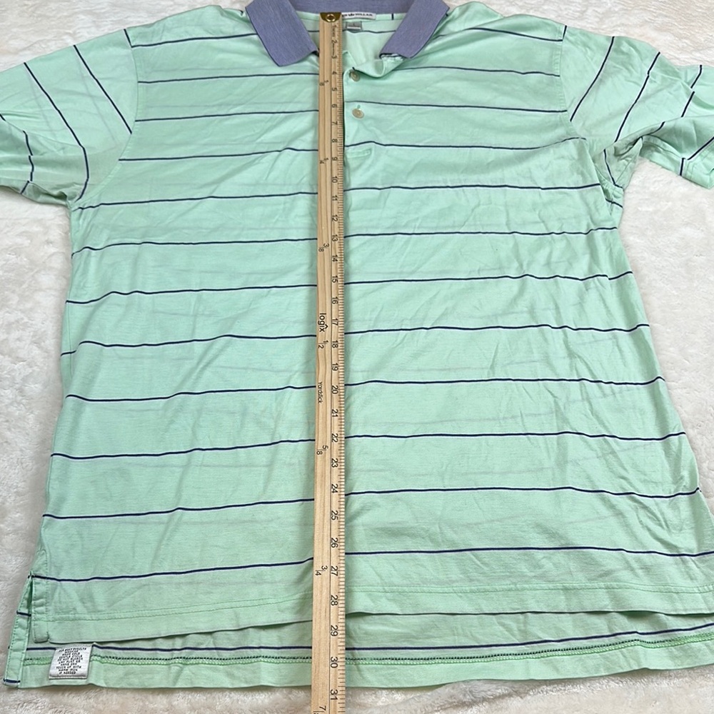 Peter Millar Green and Blue Polo for Casual Elegance - Picture 6 of 7
